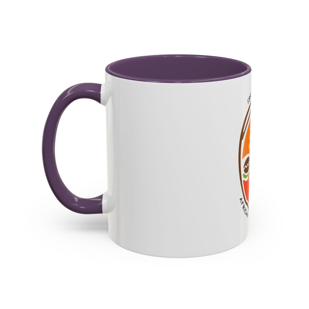 African Mask Accent Coffee Mug — ISKA PRESS "African Perspectives" 11/15oz