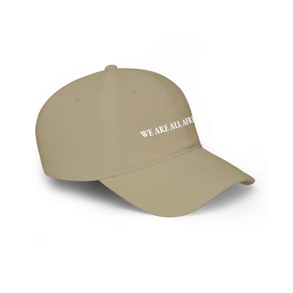 We Are All Africans Low Profile Baseball Cap — Pan-African Pride Hat