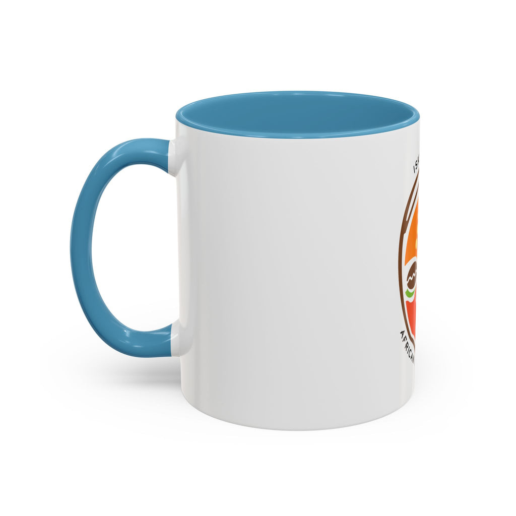 African Mask Accent Coffee Mug — ISKA PRESS "African Perspectives" 11/15oz