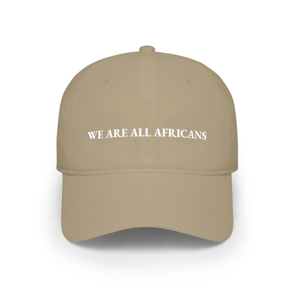 We Are All Africans Low Profile Baseball Cap — Pan-African Pride Hat