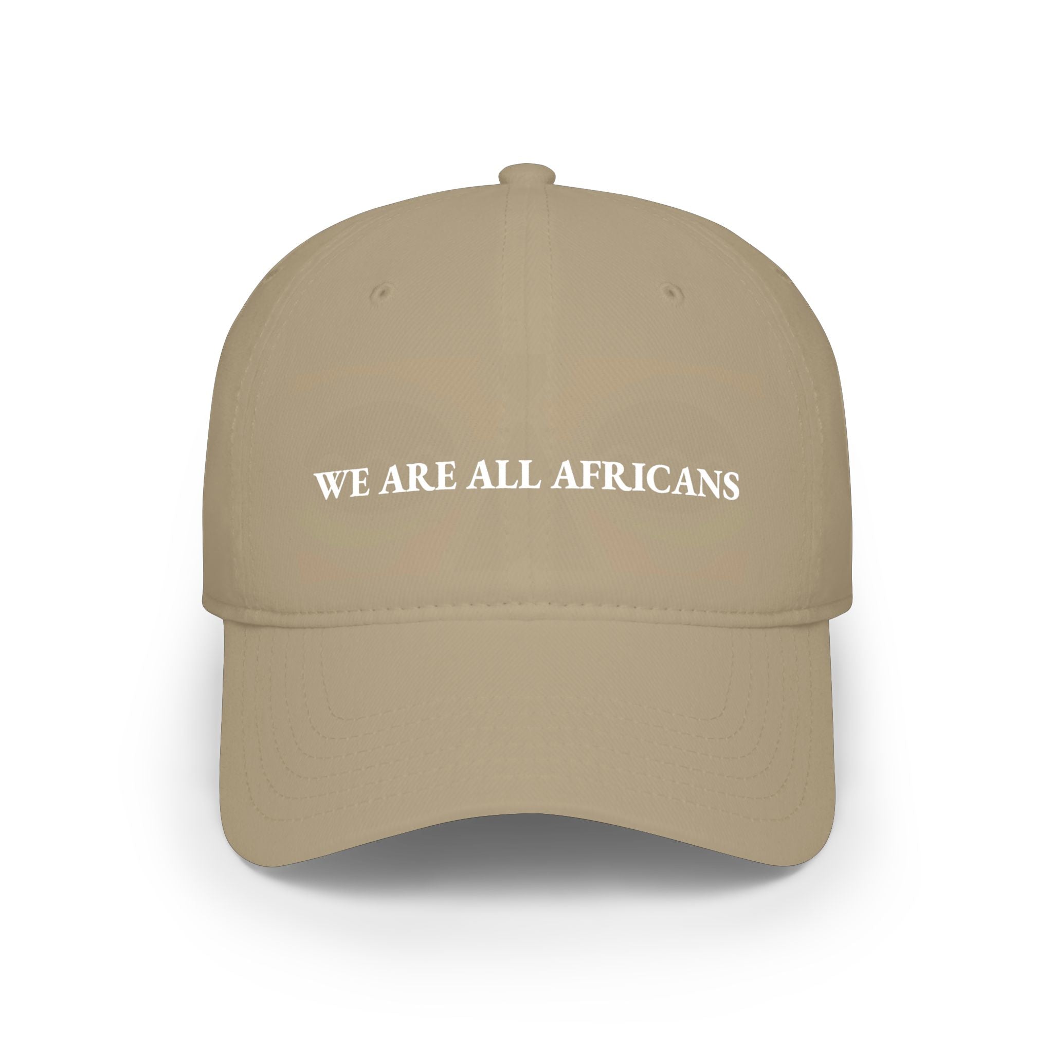 We Are All Africans Low Profile Baseball Cap — Pan-African Pride Hat