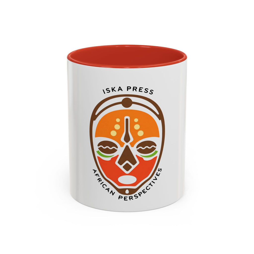 African Mask Accent Coffee Mug — ISKA PRESS "African Perspectives" 11/15oz