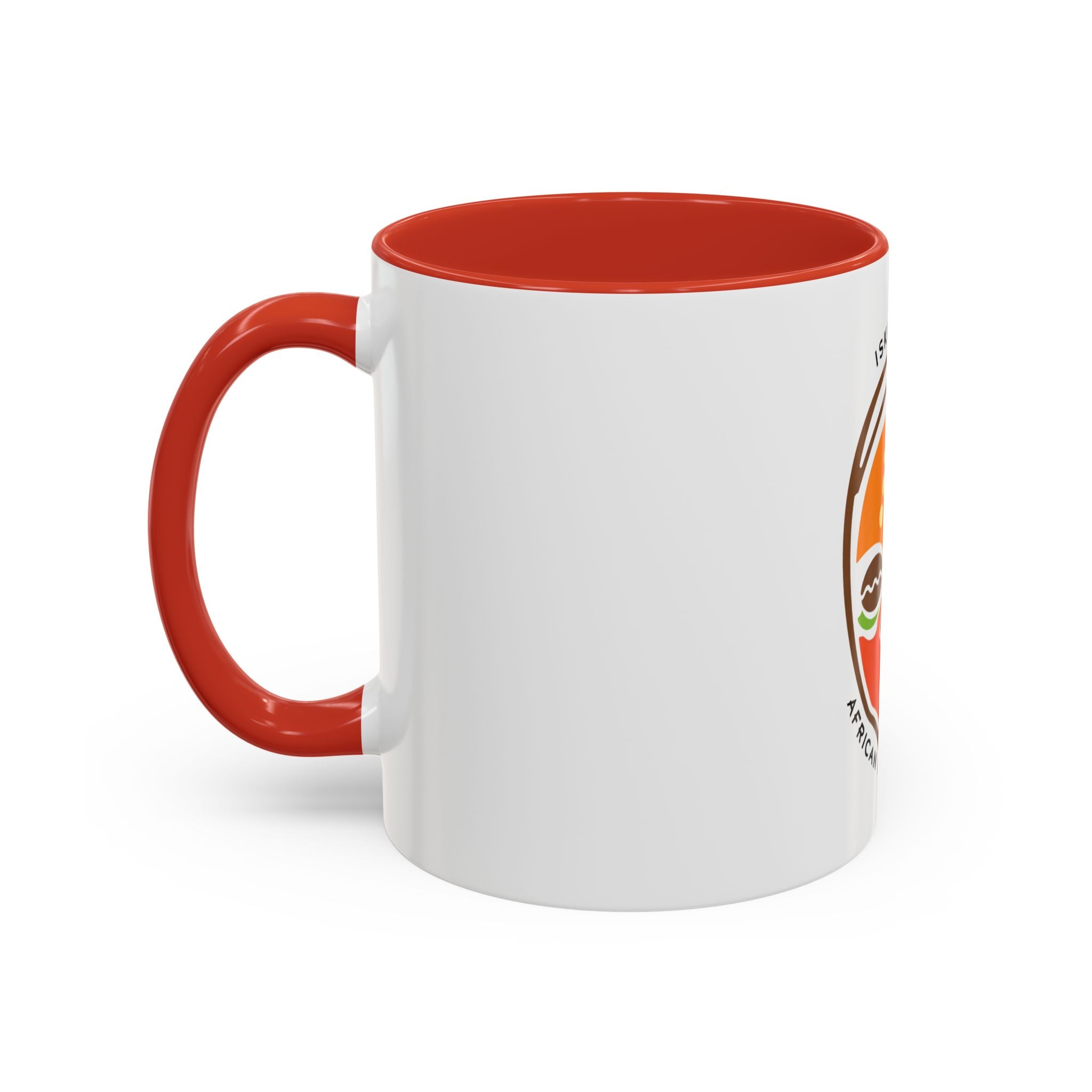 African Mask Accent Coffee Mug — ISKA PRESS "African Perspectives" 11/15oz