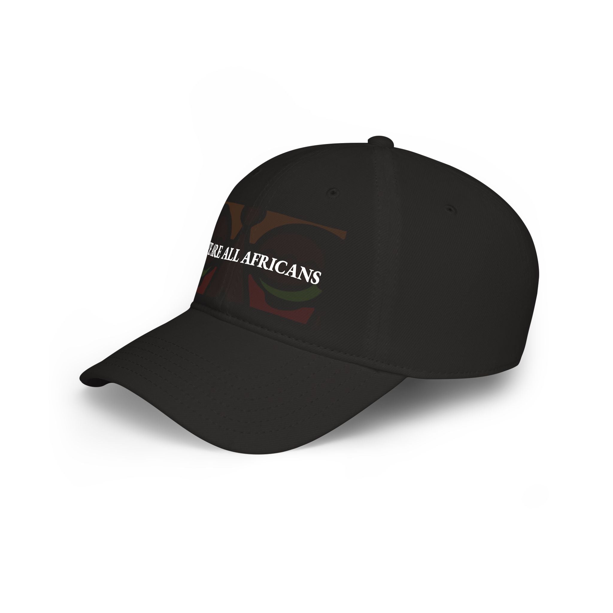 We Are All Africans Low Profile Baseball Cap — Pan-African Pride Hat
