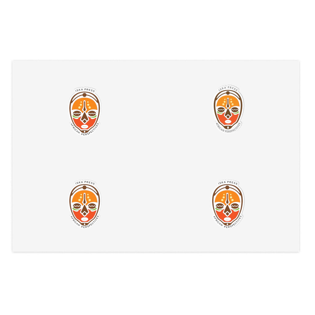 Sticker Sheet — Decorative Ethnic Face Decal Pack for Journals, Laptops & Crafts
