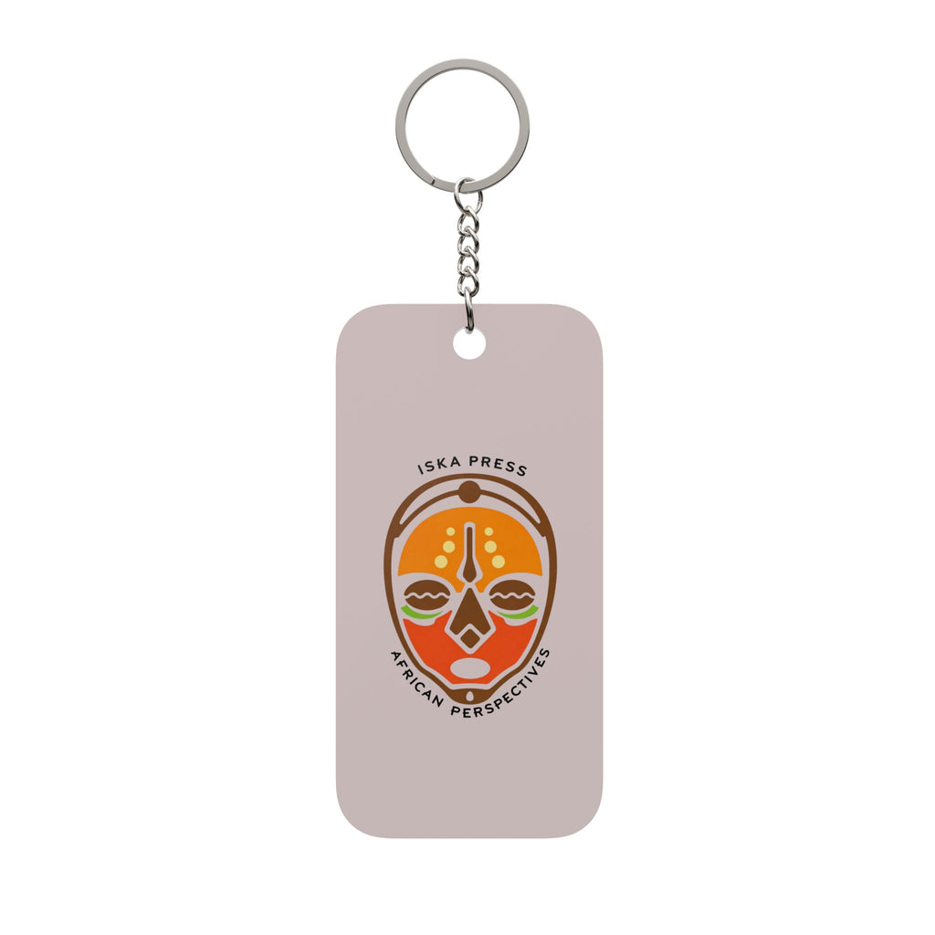 Double-Sided Keychain Charm — Iska Press Logo