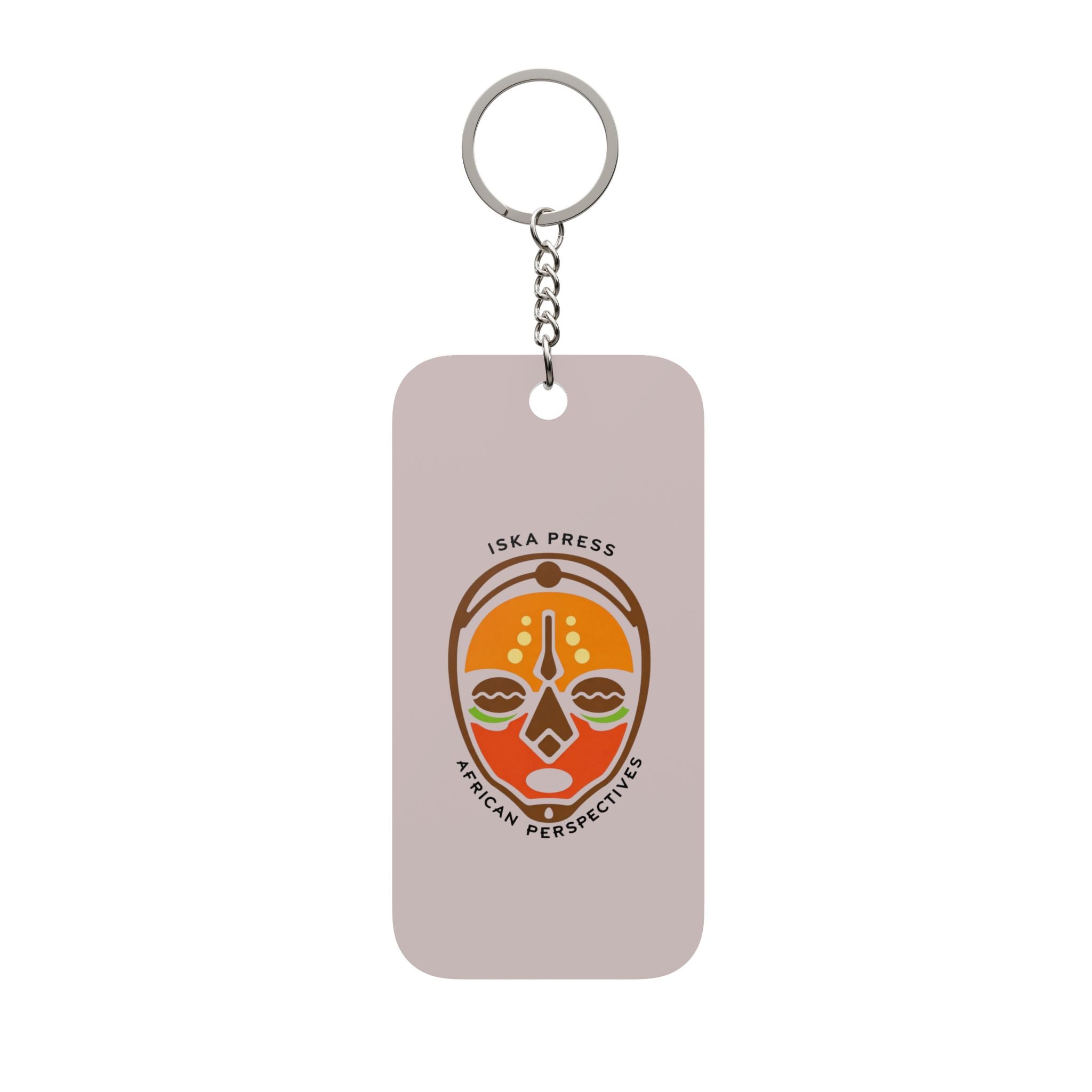 Double-Sided Keychain Charm — Iska Press Logo