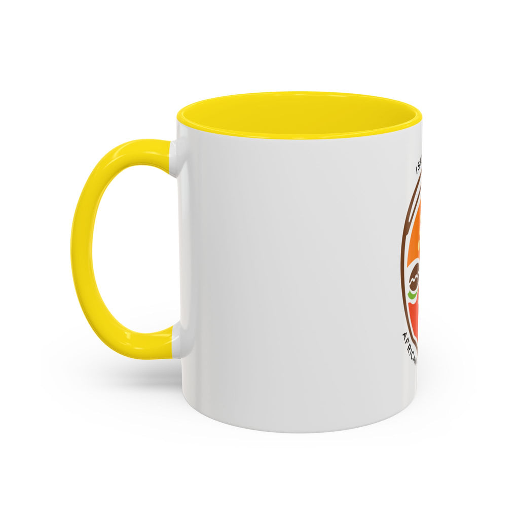 African Mask Accent Coffee Mug — ISKA PRESS "African Perspectives" 11/15oz