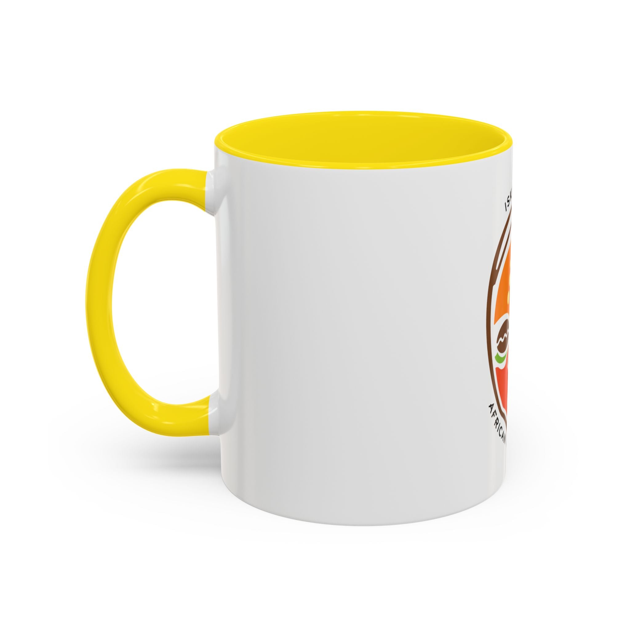 African Mask Accent Coffee Mug — ISKA PRESS "African Perspectives" 11/15oz