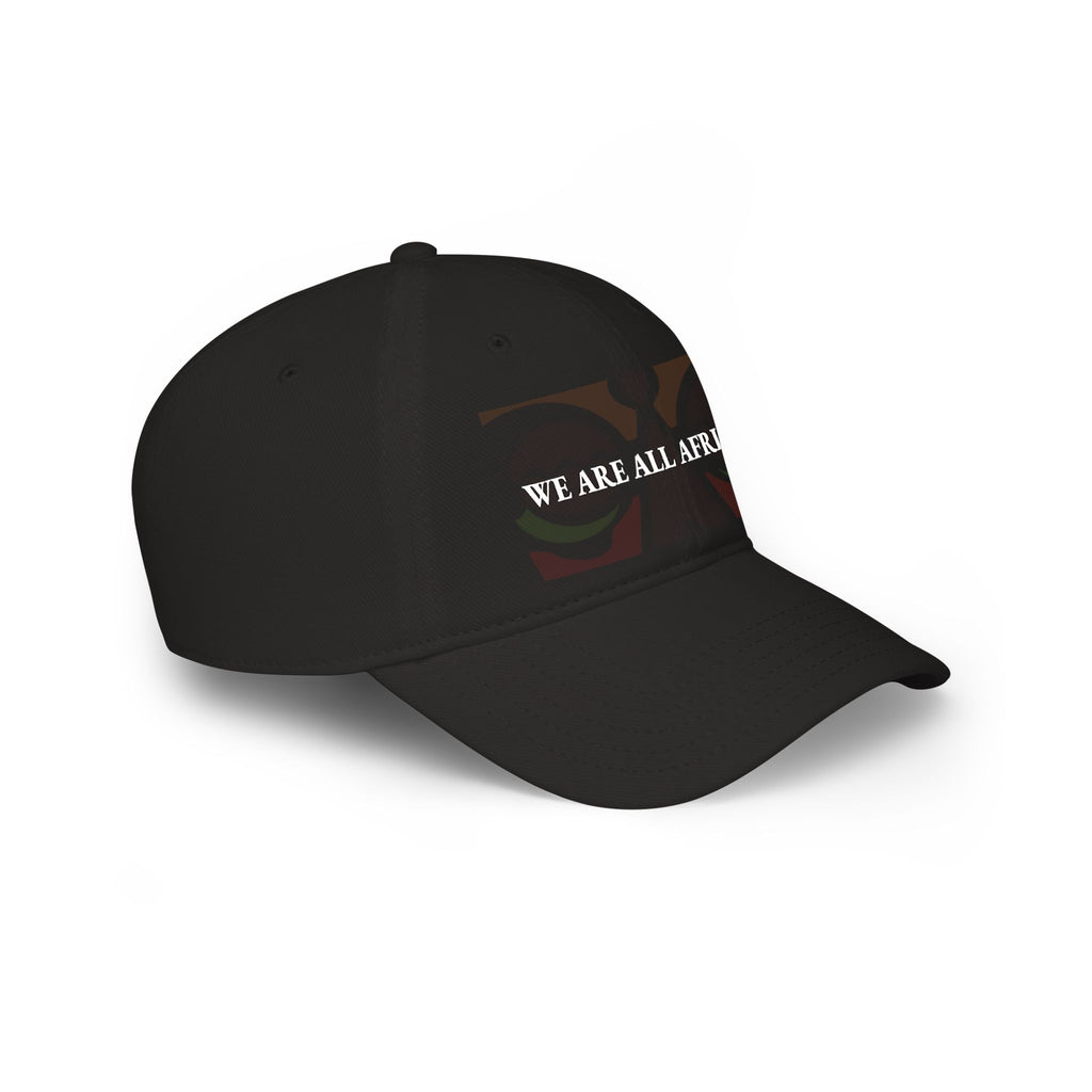 We Are All Africans Low Profile Baseball Cap — Pan-African Pride Hat