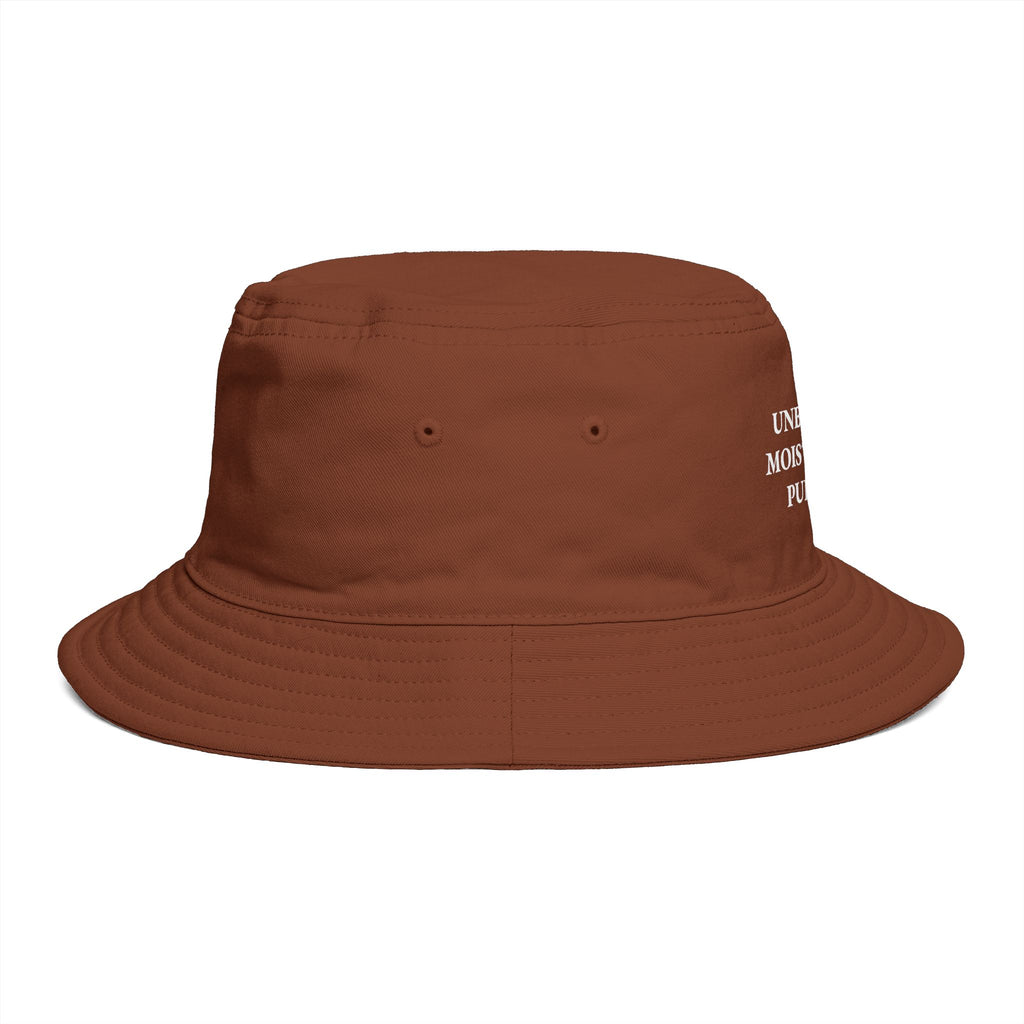 Unbothered Moisturized & Polished Bucket Hat — Funny Self-Care Sun Hat
