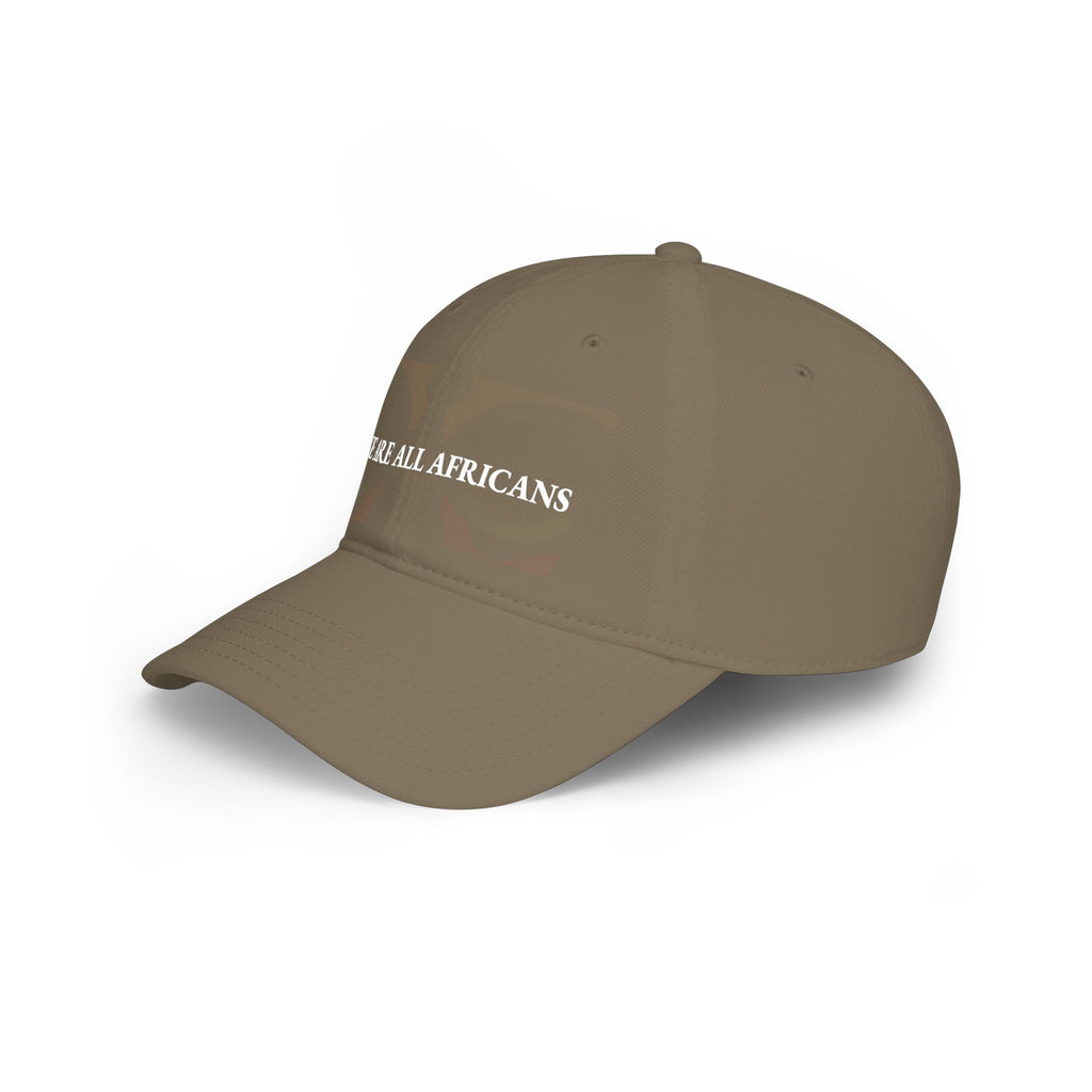 We Are All Africans Low Profile Baseball Cap — Pan-African Pride Hat