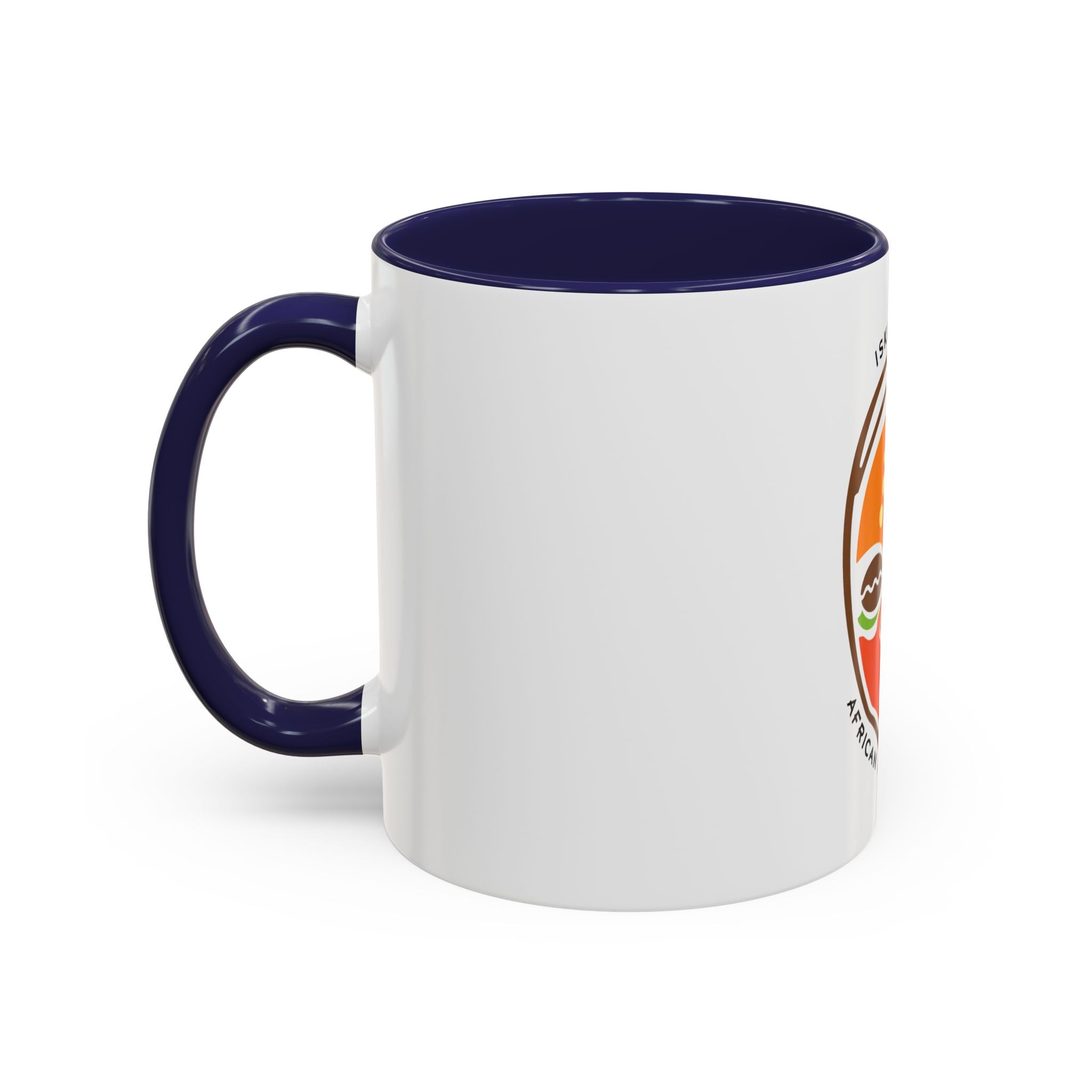 African Mask Accent Coffee Mug — ISKA PRESS "African Perspectives" 11/15oz