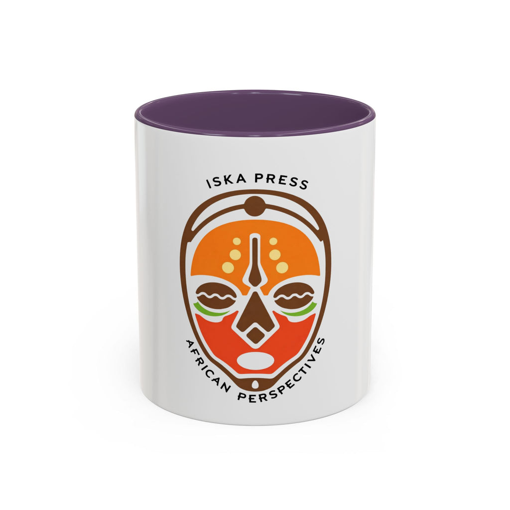 African Mask Accent Coffee Mug — ISKA PRESS "African Perspectives" 11/15oz