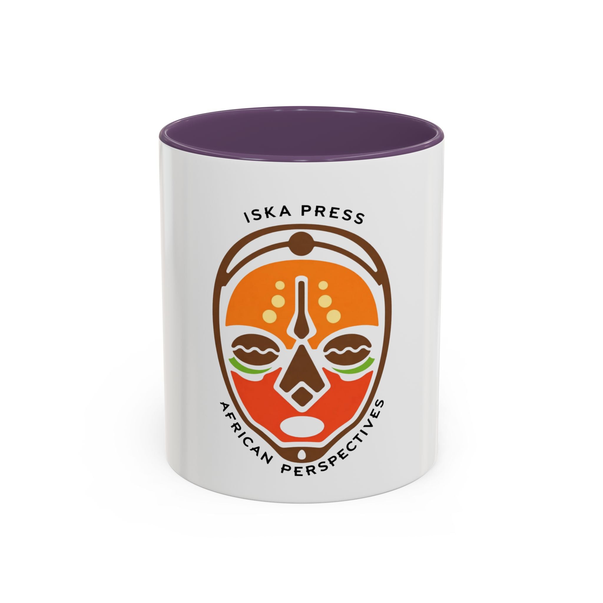 African Mask Accent Coffee Mug — ISKA PRESS "African Perspectives" 11/15oz