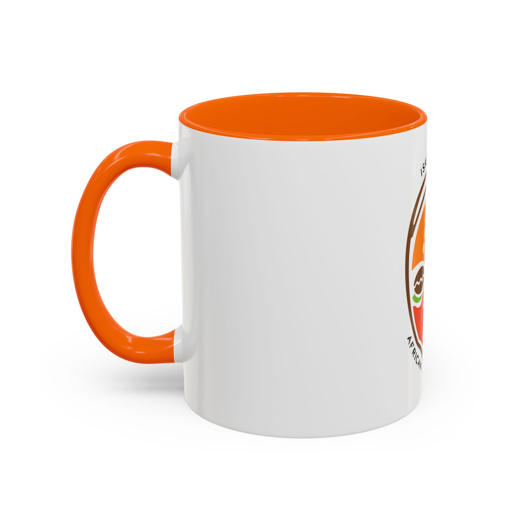 African Mask Accent Coffee Mug — ISKA PRESS "African Perspectives" 11/15oz