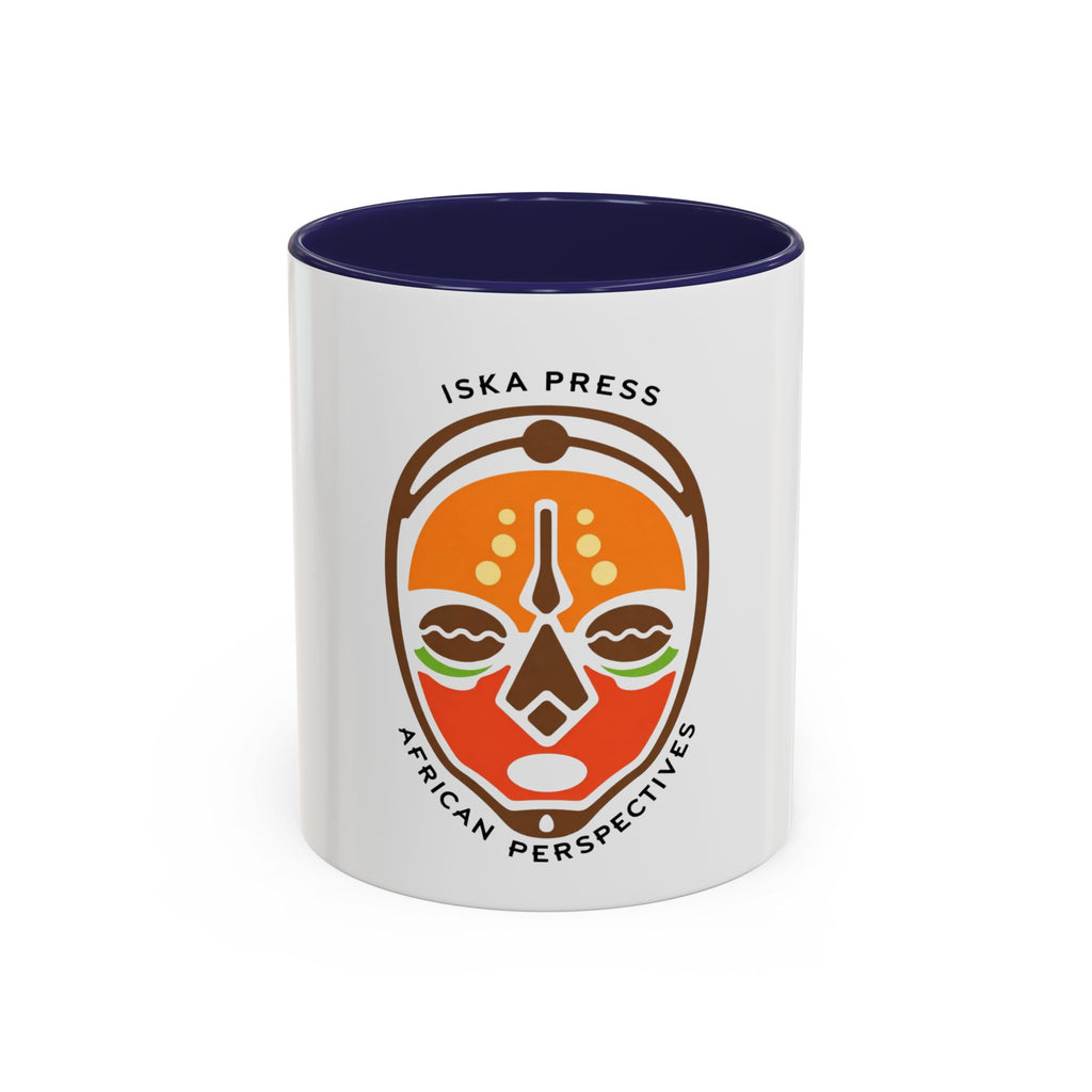 African Mask Accent Coffee Mug — ISKA PRESS "African Perspectives" 11/15oz