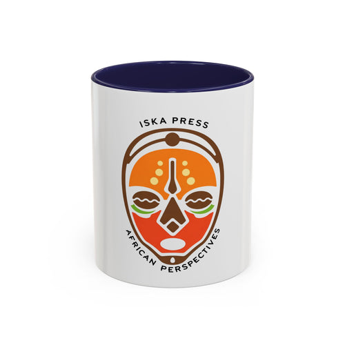 African Mask Accent Coffee Mug — ISKA PRESS "African Perspectives" 11/15oz