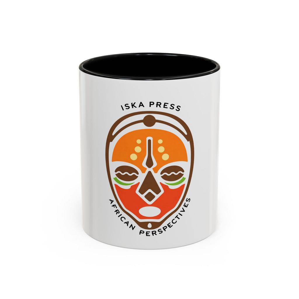 African Mask Accent Coffee Mug — ISKA PRESS "African Perspectives" 11/15oz