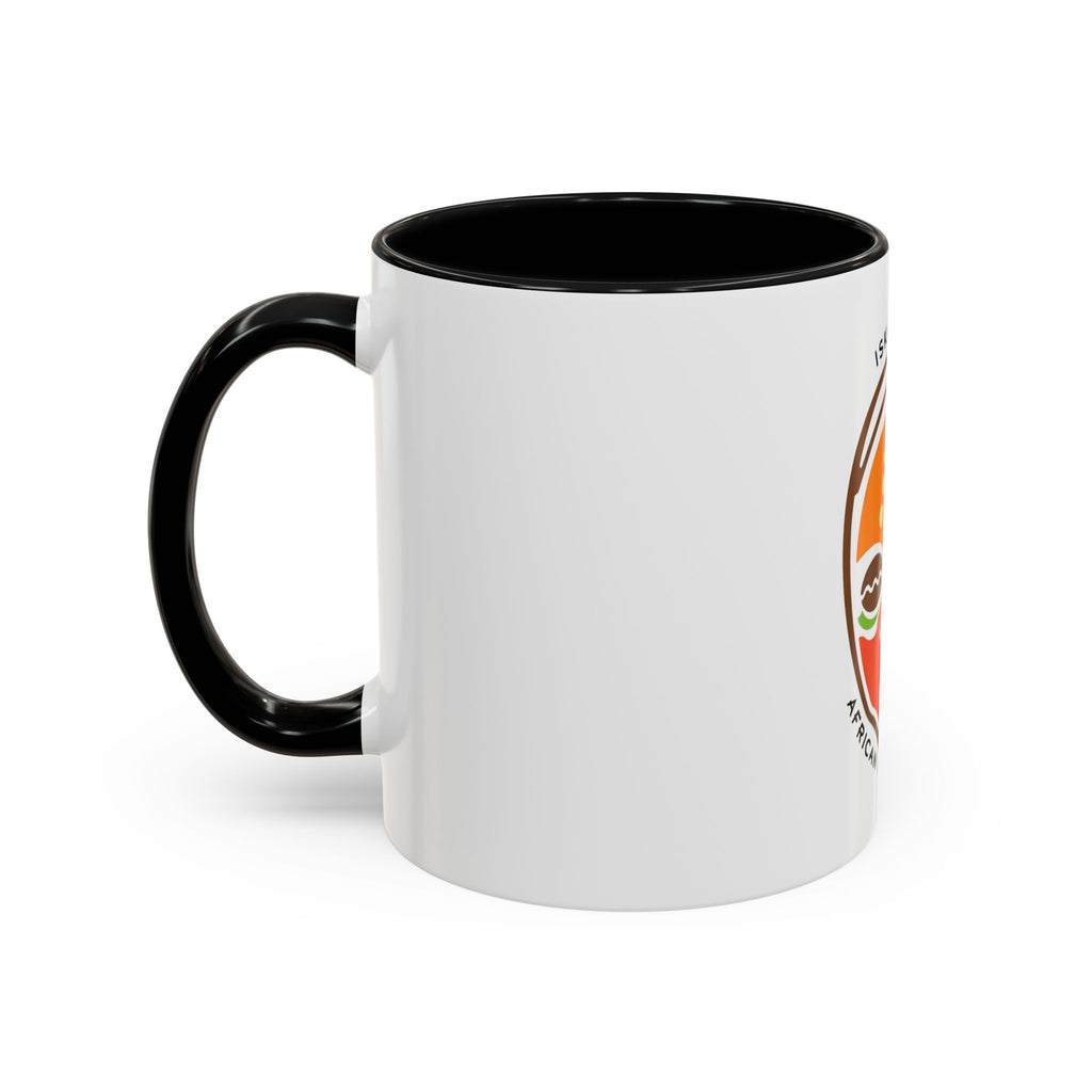African Mask Accent Coffee Mug — ISKA PRESS "African Perspectives" 11/15oz