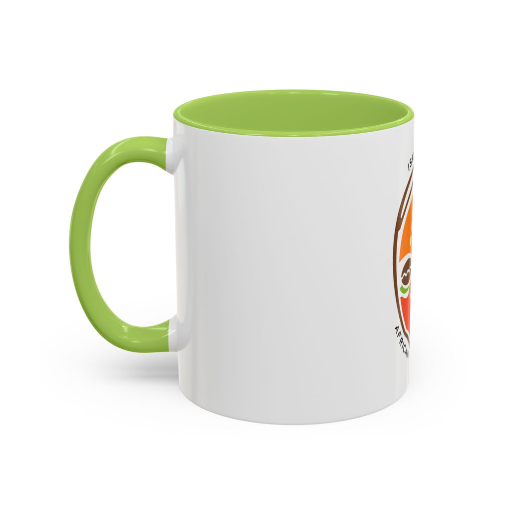 African Mask Accent Coffee Mug — ISKA PRESS "African Perspectives" 11/15oz