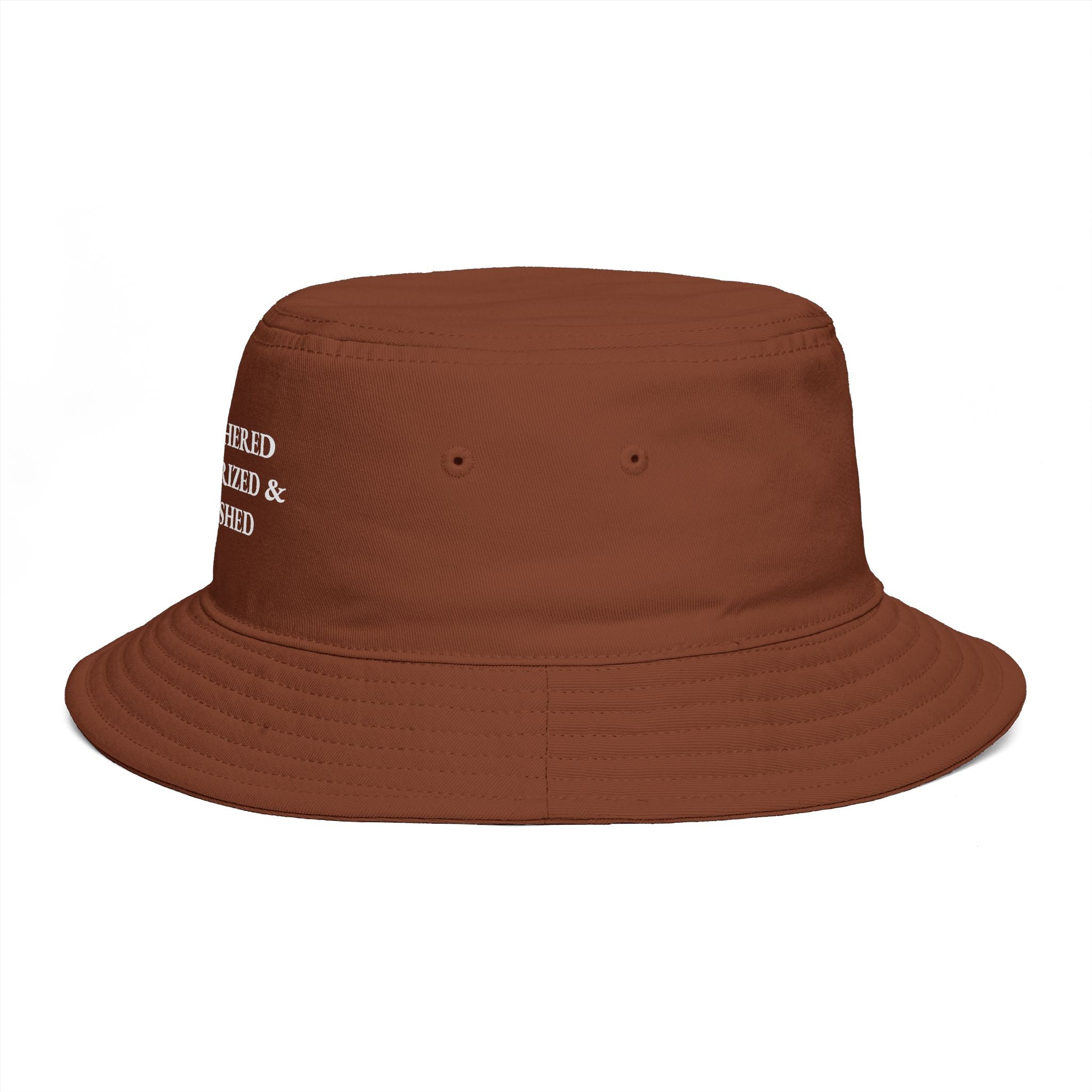 Unbothered Moisturized & Polished Bucket Hat — Funny Self-Care Sun Hat