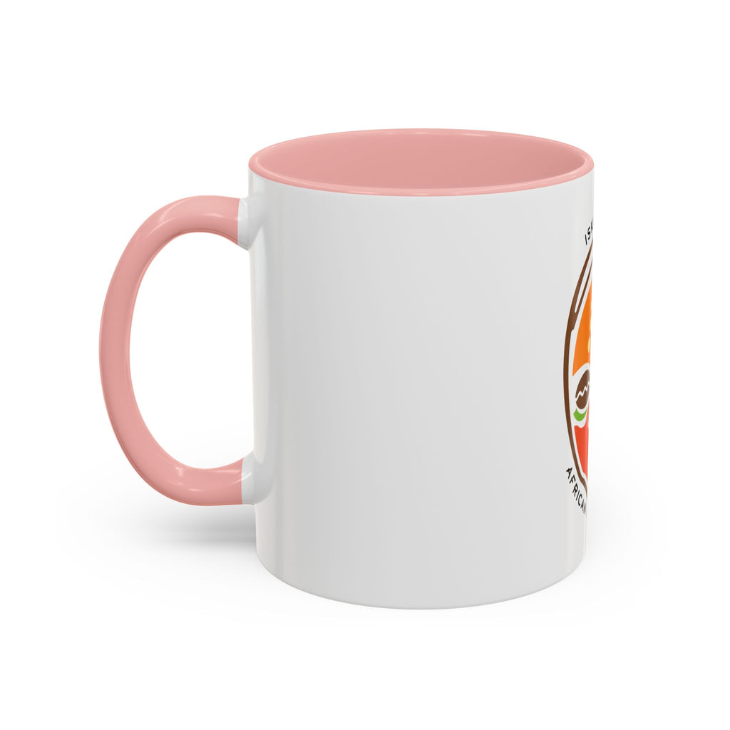 African Mask Accent Coffee Mug — ISKA PRESS "African Perspectives" 11/15oz