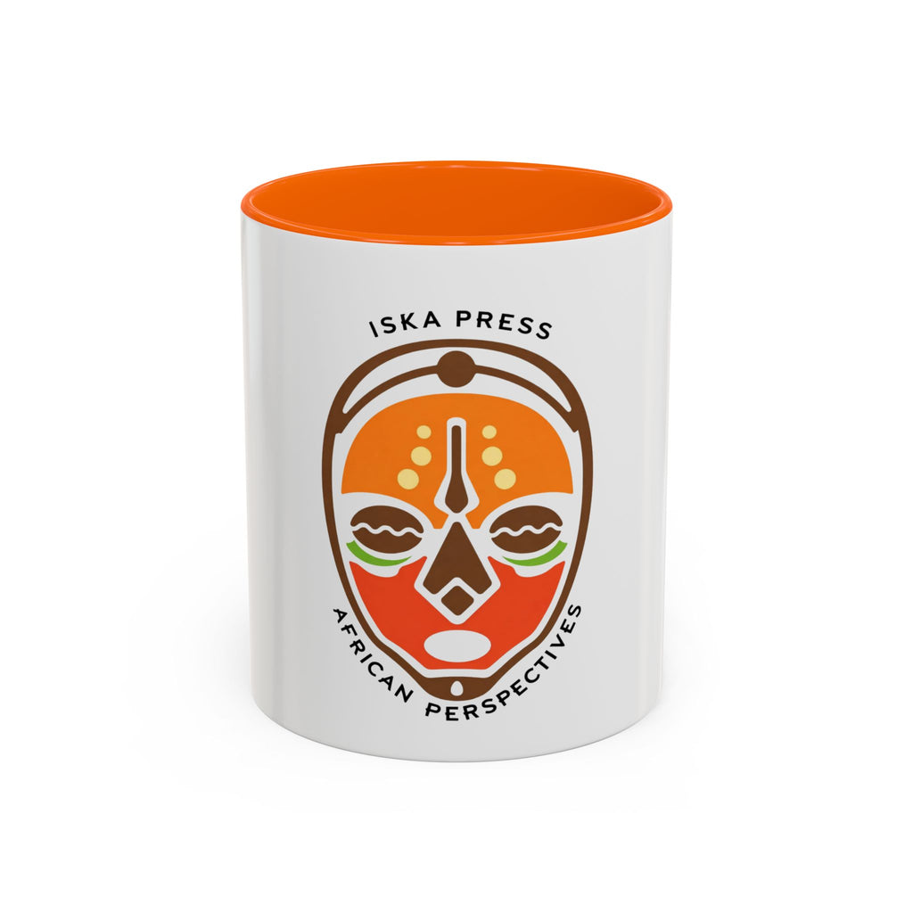 African Mask Accent Coffee Mug — ISKA PRESS "African Perspectives" 11/15oz